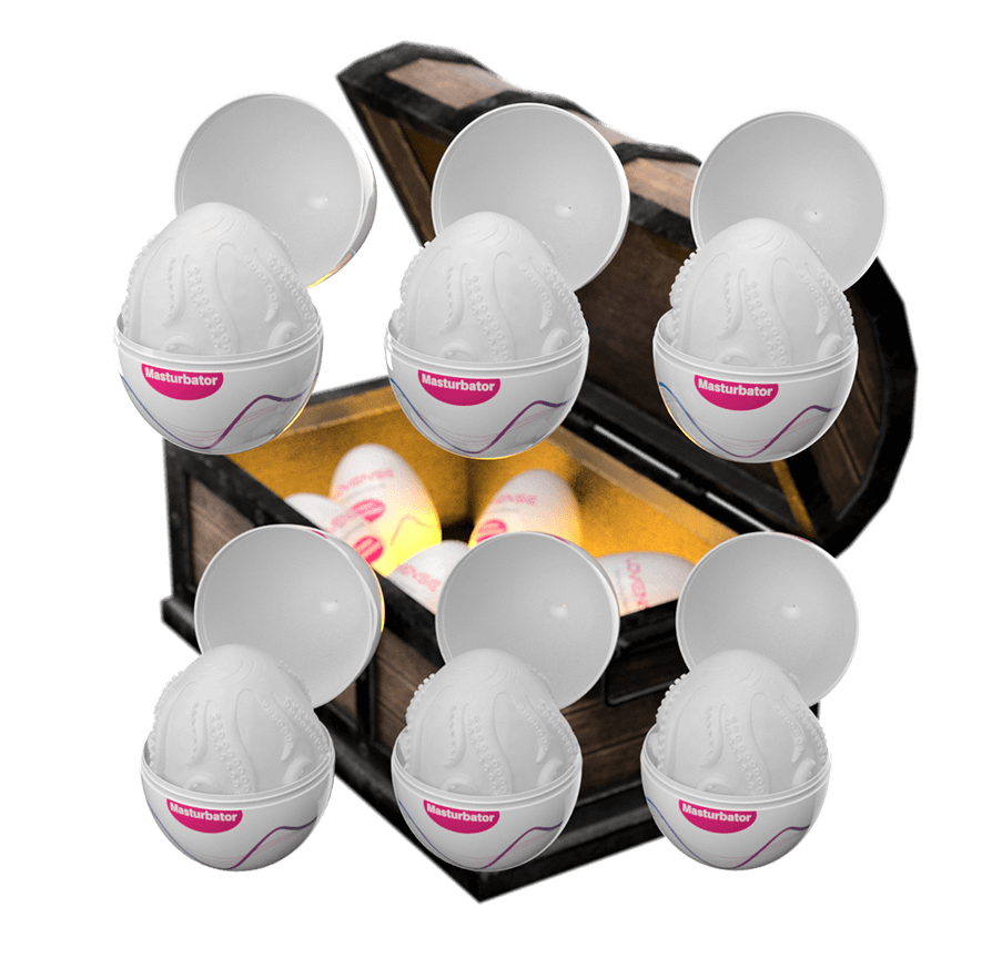 lovense kraken discreet 6 textured egg masturbator pack