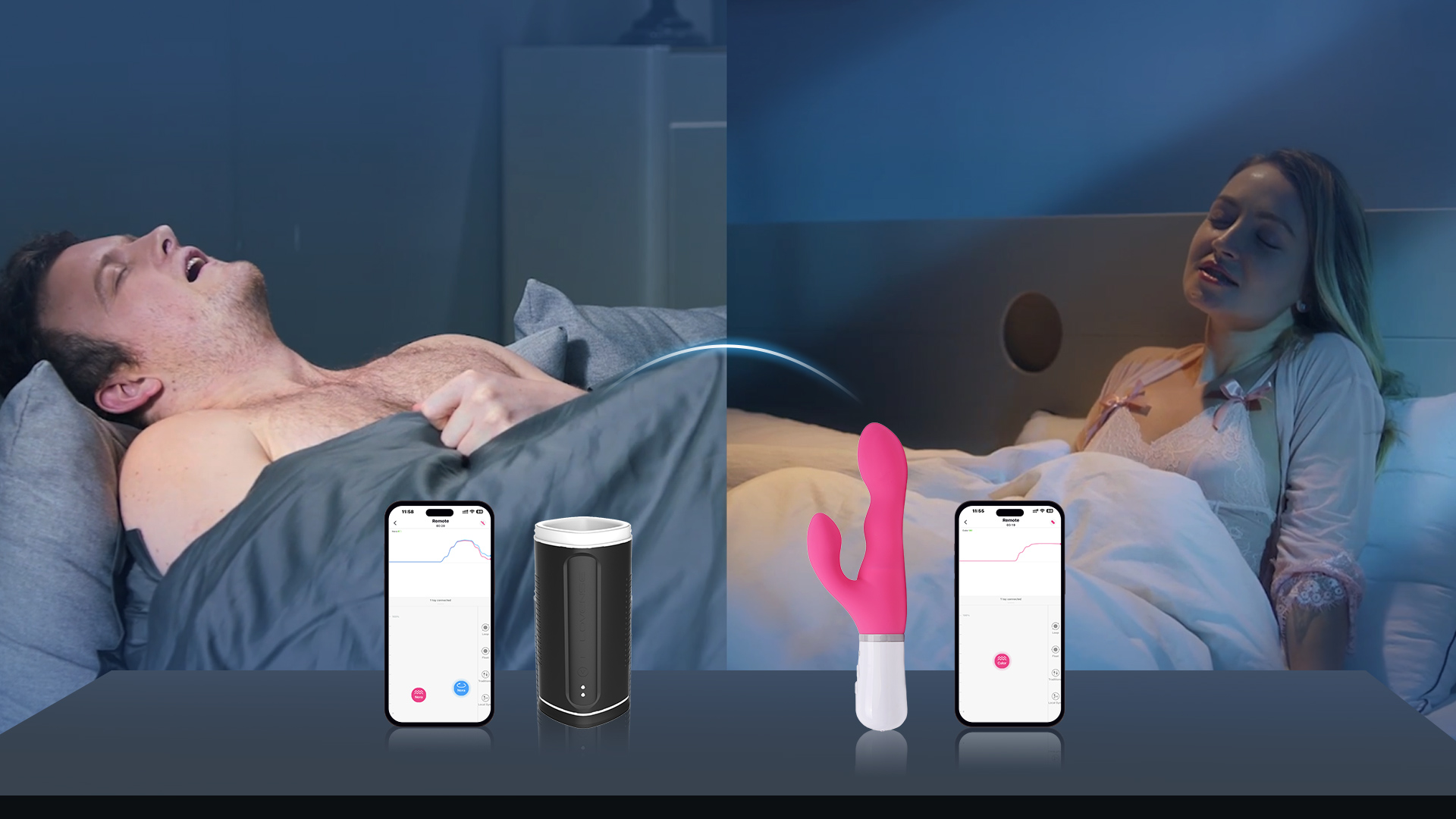 Experience realistic long distance sex